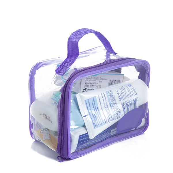 transparent bag with handle
